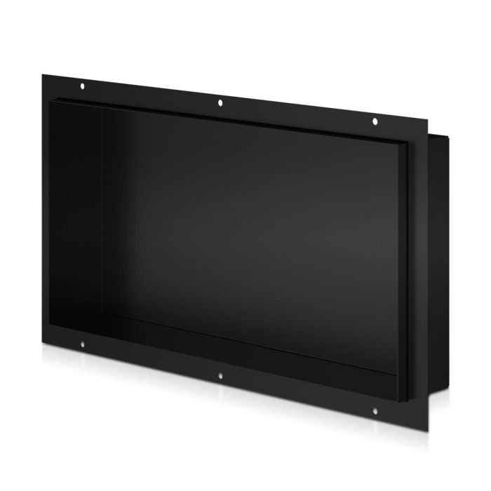 QUBO Einbaunische Edelstahl V2A schwarz matt in Profi-Qualität